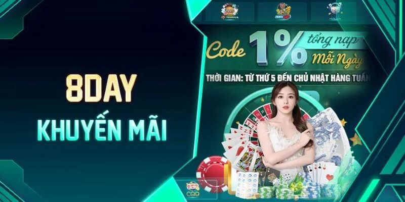 Chính sách ưu đãi tại 8Day: Nền tảng cho dân cược săn thưởng