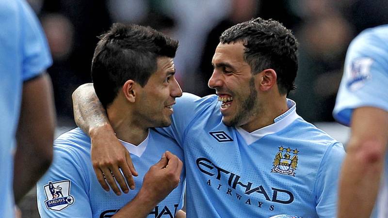 Sergio Agüero và Carlos Tévez – Argentina